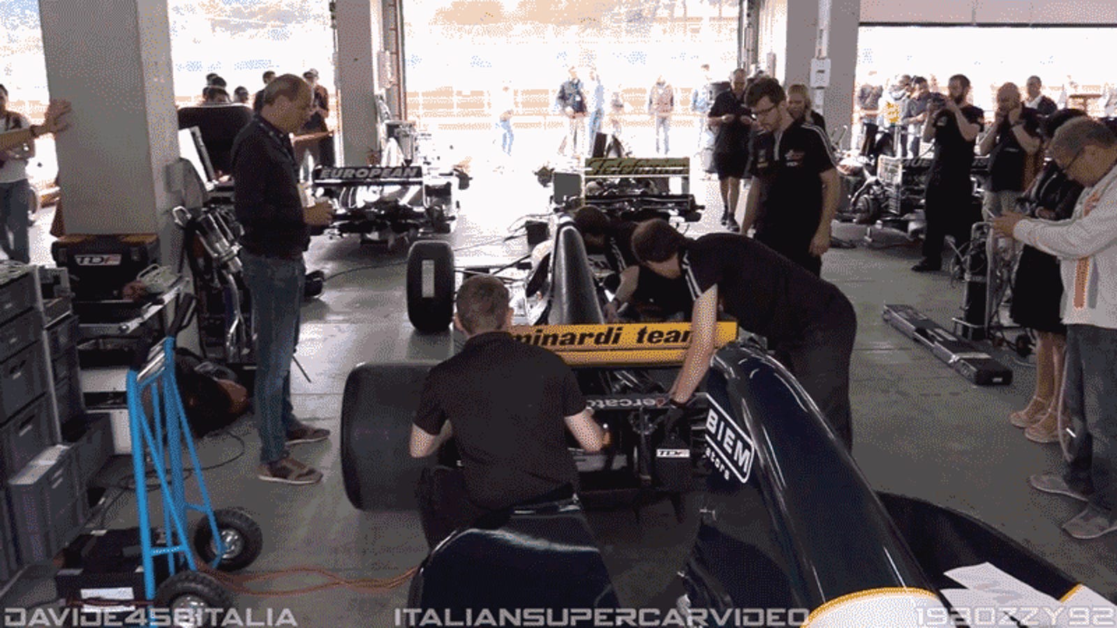 Watch This Lamborghini F1 Engine Start The Only Way It Knows How