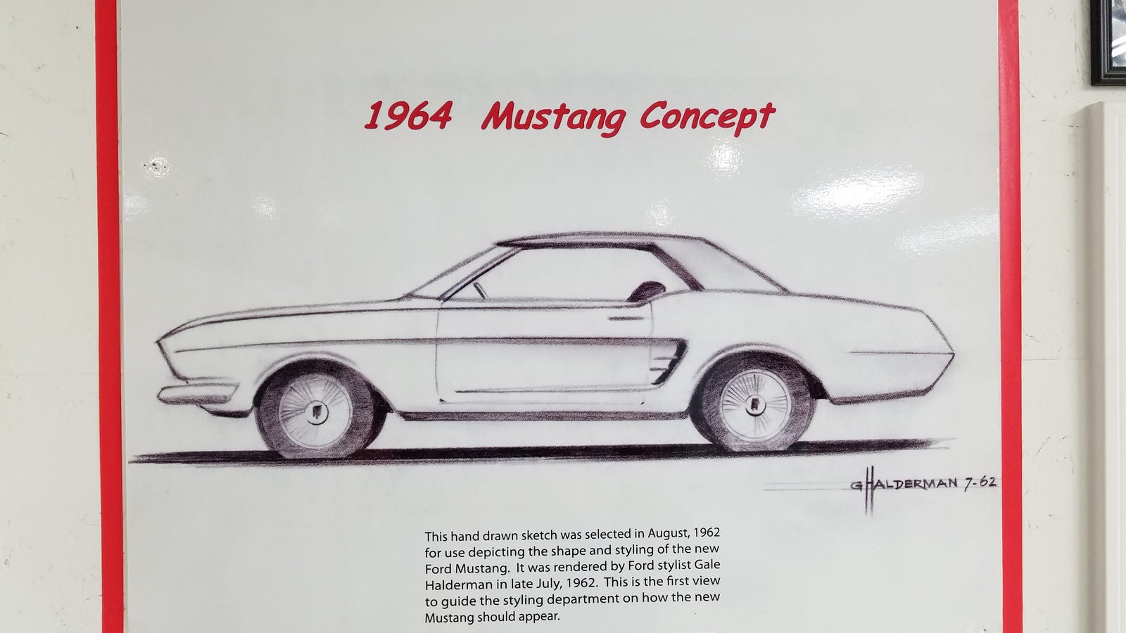 Mustang love at the Gale Halderman Museum