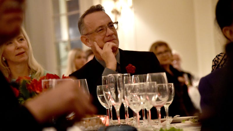 Tom Hanks at the 2018 American Friends of Blerancourt Dinner in November 2018.