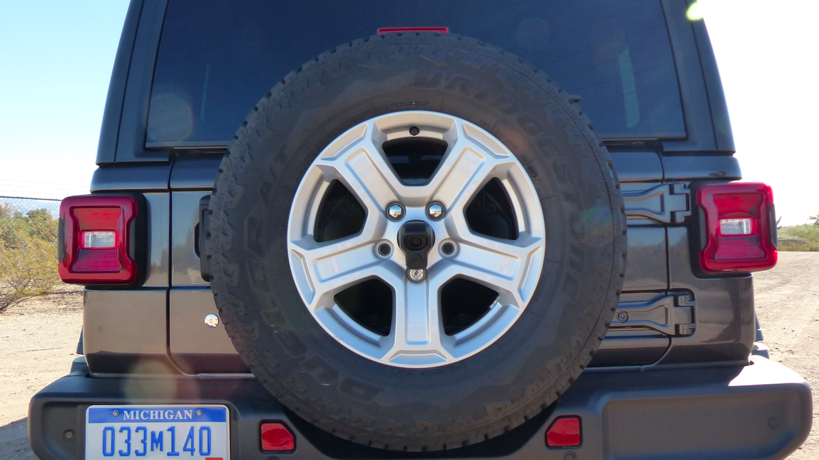 The Proper Spot For A Spare Tire Is On The Rear Door