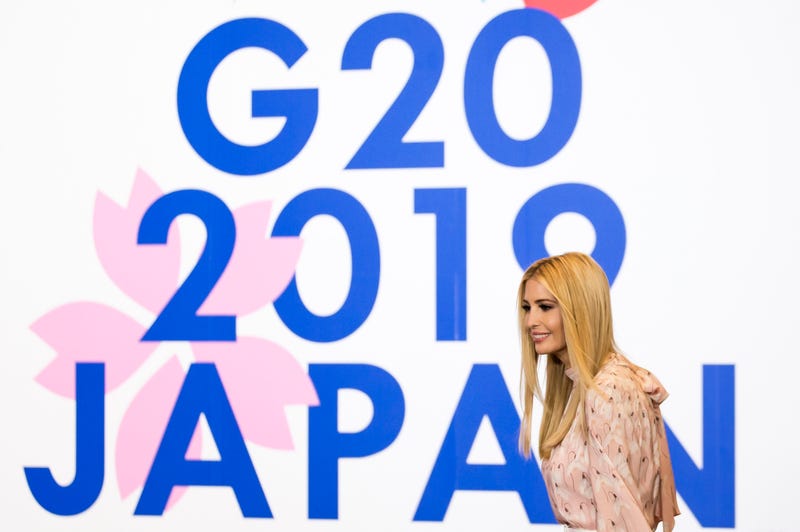 Illustration for article titled Ivanka Trump Inserted Herself Into a G-20 Conversation With World Leaders and Thus #UnwantedIvanka Was Born