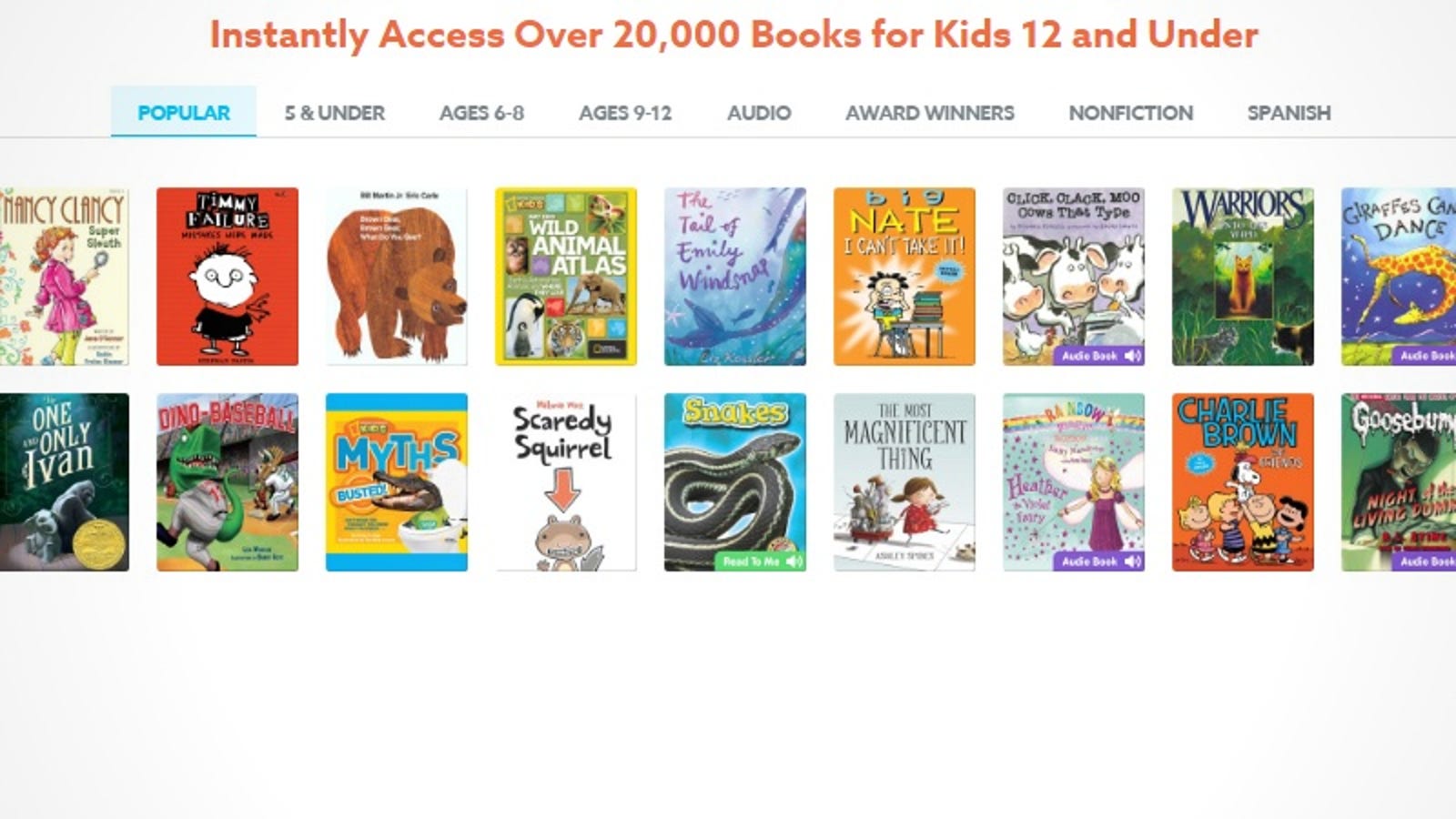epic books for kids free