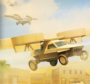 Illustration for article titled DARPA developing a robotic pilot for their flying car
