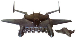 Illustration for article titled Ekranoplan Landings, Terrifying Concept For Reusable Space Flight