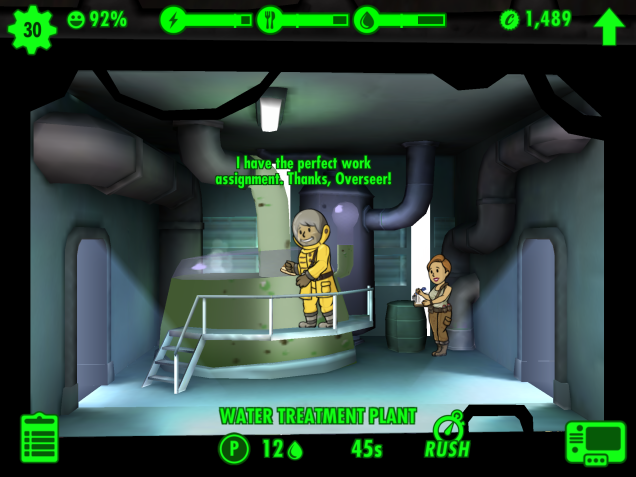 Fallout Shelter satisfaction