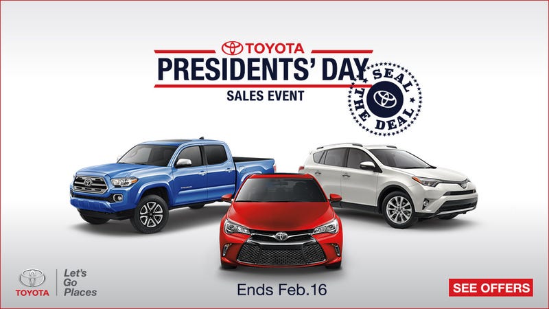 Illustration for article titled Why You Should Start Your Presidents' Day Car Shopping NowÂ