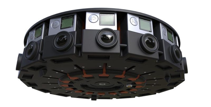 Illustration for article titled Así grabará Google realidad virtual: con esta bestialidad de 16 GoPro