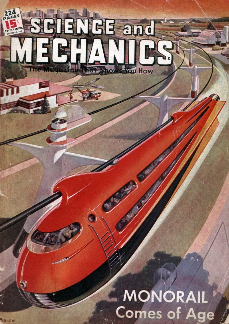 The Most Extraordinary Monorail Designs Of The 20th Century