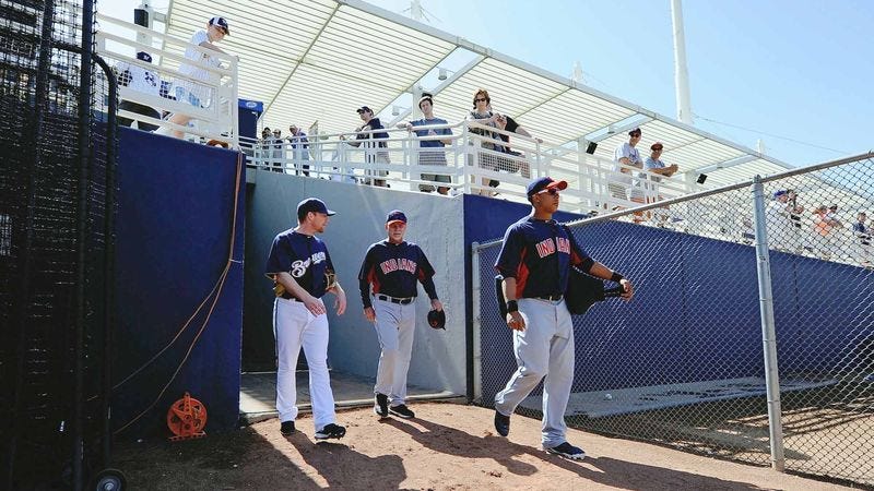 Illustration for article titled Pitchers And Catchers Report To Spring Training For Delousing