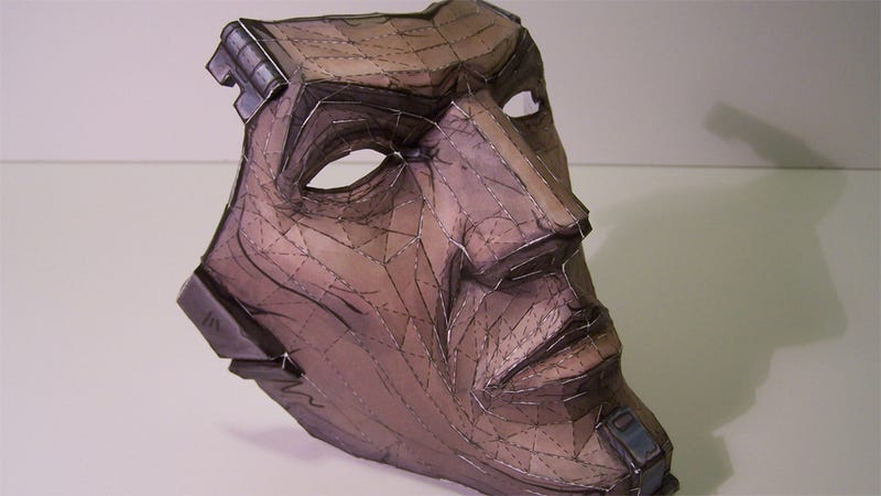 You Can Print Your Own Mask of Borderlands 2's Handsome