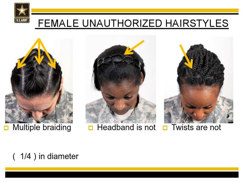 Black Female Soldiers Say the Army's New Hair Rules Are Racist