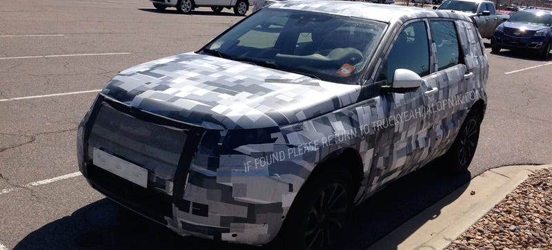 Illustration for article titled Is This Spied Test Mule A New Land Rover... Or The Jaguar SUV?
