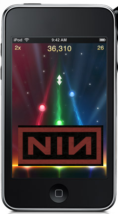 Illustration for article titled Nine Inch Nails Version of Tap Tap Revenge Coming to iTunes