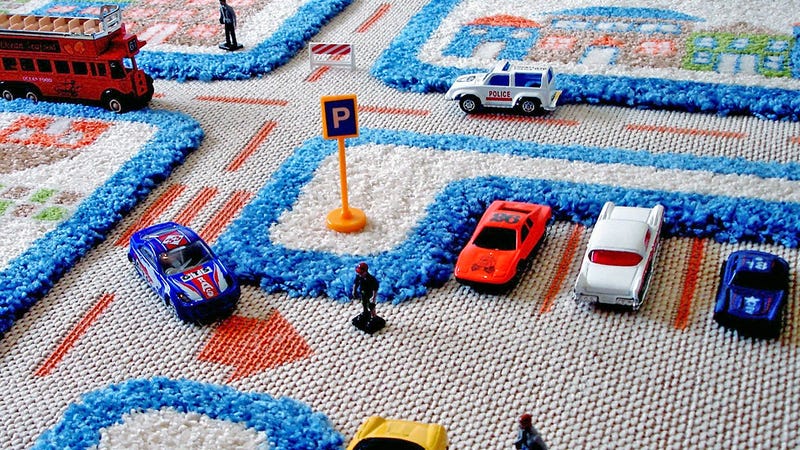 3d Carpet Playmats Keep Hot Wheels Cars Safely On The Road