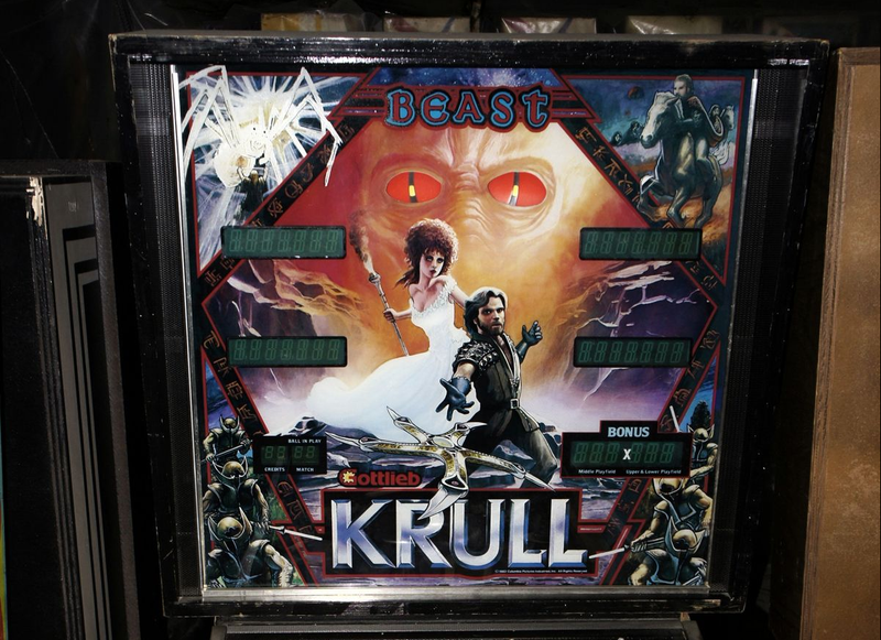 Illustration for article titled Krull Pinball Table