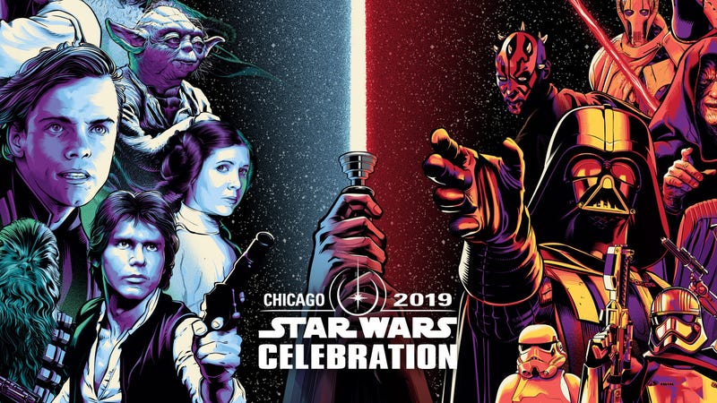 The key art for Star Wars Celebration Chicago.