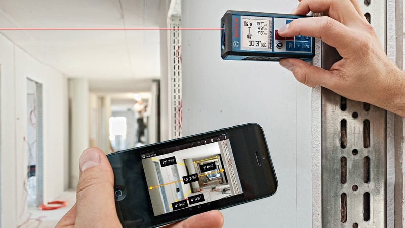 An App Connected Laser Tape Measure Will Never Mistake