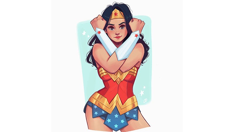 Illustration for article titled Forever A Classic Wonder Woman Look