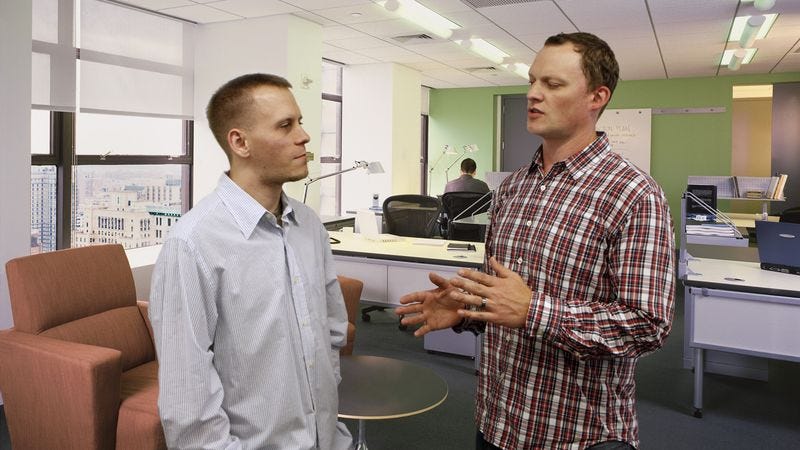 Illustration for article titled Man Deftly Downplays His Neighborhood To Coworker Thinking Of Moving There