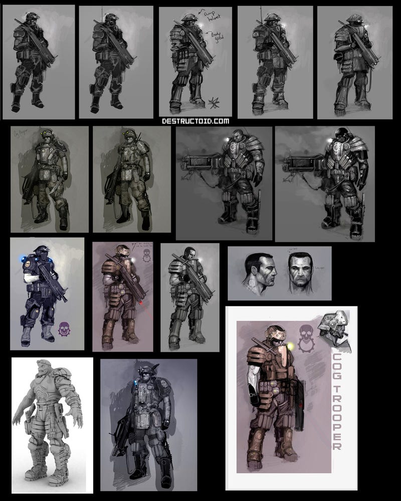 The awesome power of battlesuit and armor concept art!