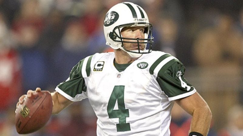 Illustration for article titled Brett Favre Just Chucks Reputation Up There
