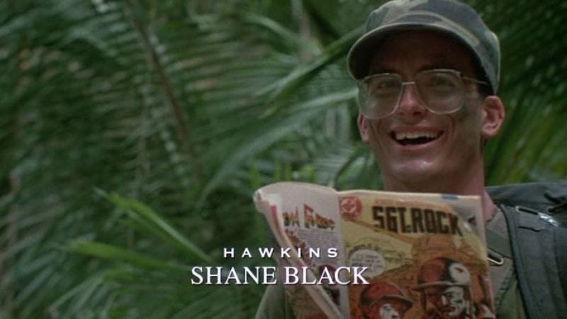 Image result for Predator Hawkins GIF