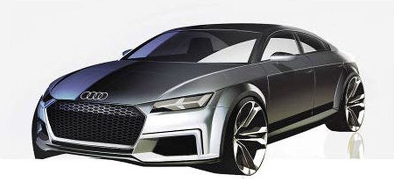 Illustration for article titled This Is What The Audi TT Sportback Concept Will Look Like