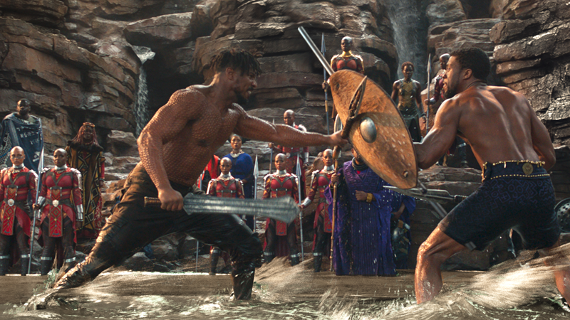 La película Black Panther, lanzada por Marvel Studios este año.
