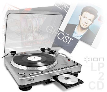 Illustration for article titled ION LP2CD Turntable Rips Your Vinyl Records Straight to CD