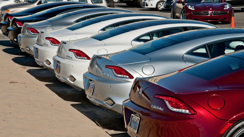 Illustration for article titled Fisker Halts Karma Production After Running Out Of Batteries
