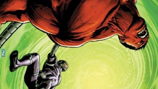Illustration for article titled See Machine Man use his head (literally) in this exclusive art preview of Marvel's Hulk!