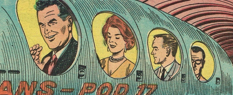 Excerpt from the July 17, 1965 edition of the Sunday comic strip Our New Age (Novak Archive)