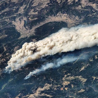Illustration for article titled The Colorado wildfires as viewed from the ISS