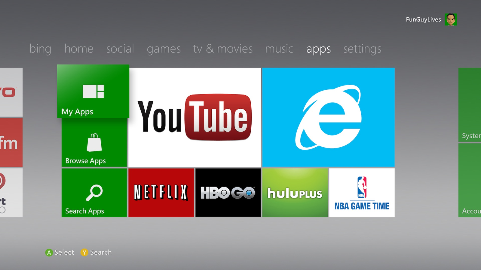 xbox 360 web browser apps
