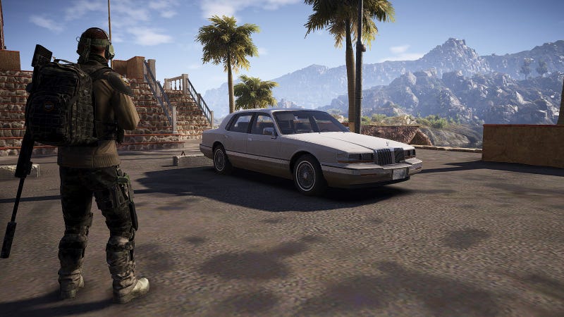 A lovely fake Town Car