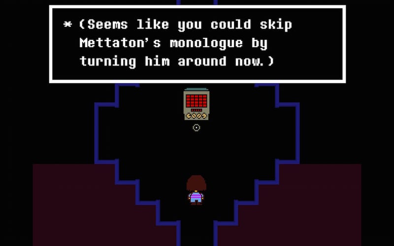 Undertale, As Told By 123 Screenshots