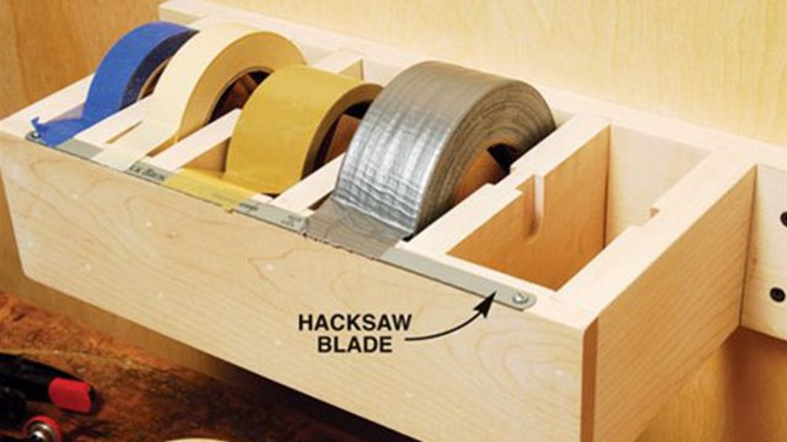 diy multiple roll tape dispenser