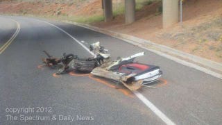 Illustration for article titled Ford Shelby GT500: Crash Photos