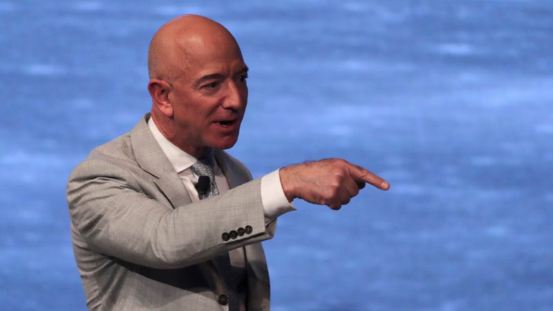 Jeff Bezos during the JFK Space Summit at the John F. Kennedy Presidential Library in Boston on June 19, 2019.