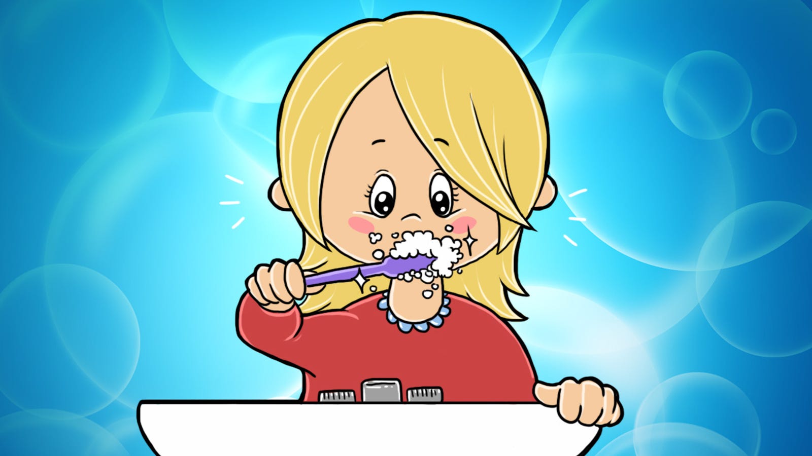 Чистить зубы cartoon