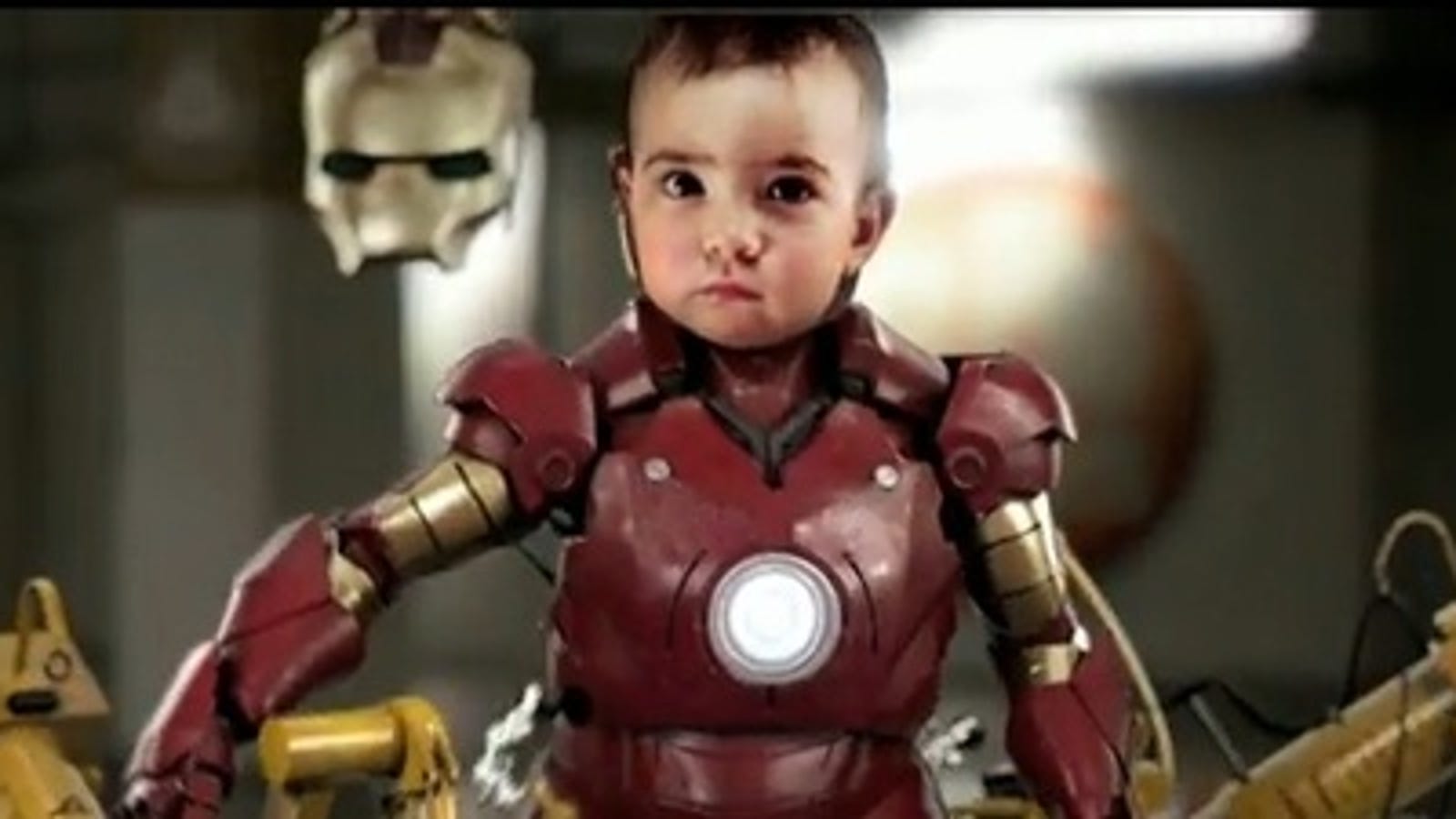 Iron Baby Saves the World with Cuteness