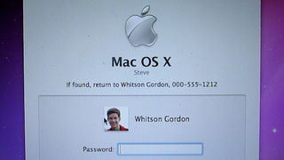 login information for mac