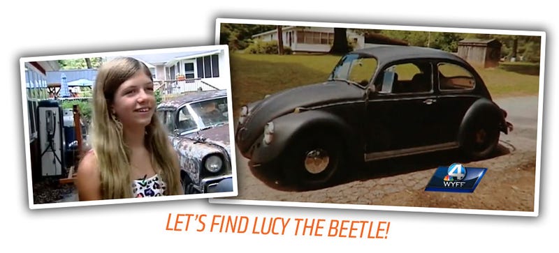 Illustration for article titled We Have To Find This 10 Year Old Girl's Stolen '67 Beetle