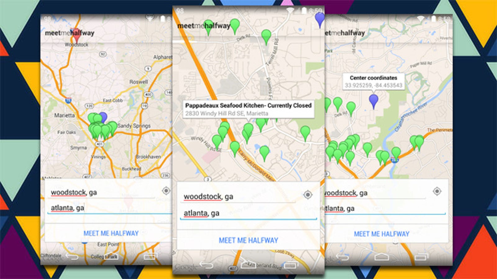 Meet Me Halfway Finds Notable Locations Between Two Addresses