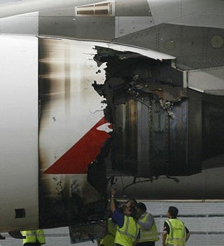 The A380 Engine Explosion Looks Quite Scary