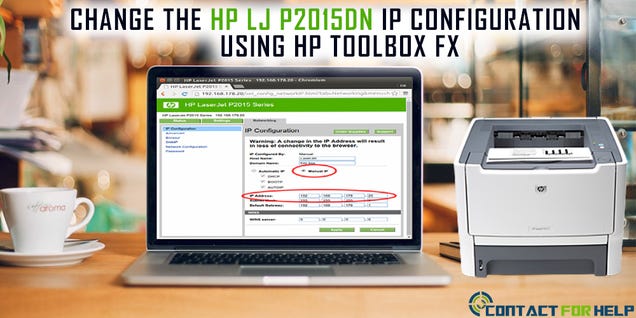Illustration for article titled How
to Change the HP LJ p2015dn IP configuration using HP Toolbox FX