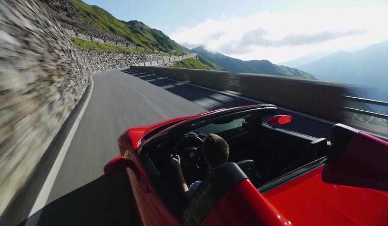 Driving The Ferrari 458 Spider On One Of The World S
