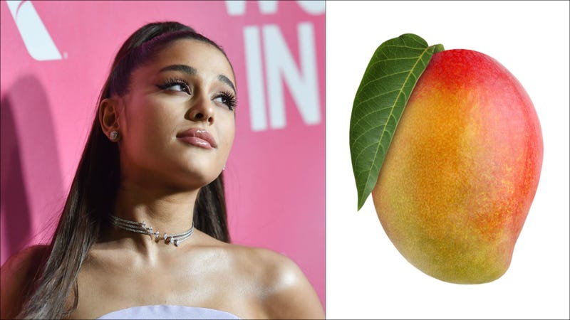 Illustration for article titled Yes, you're about to click on a story about Ariana Grande tweeting about mangoes