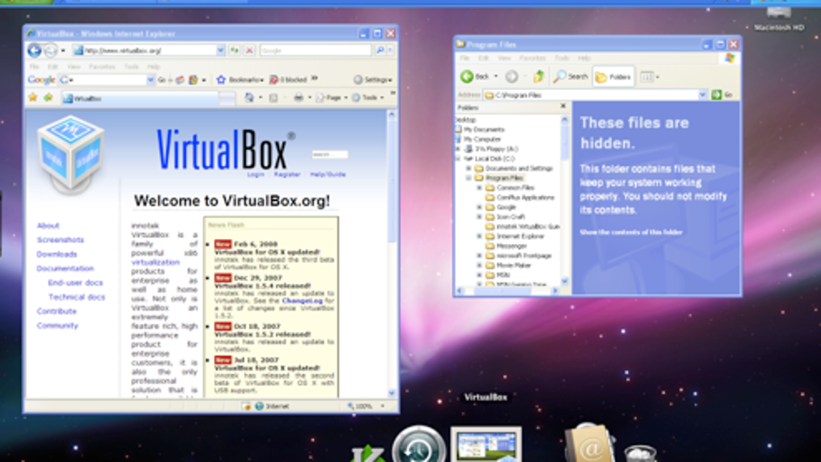 vmware run mac on windows 7