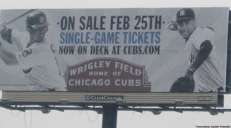 Illustration for article titled Cubs Using Jeter, Pujols To Sell Tickets